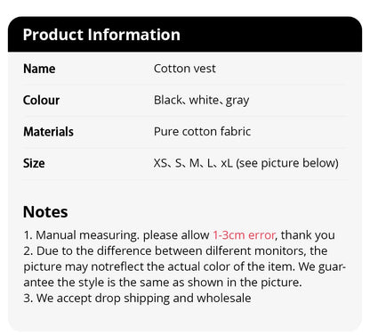 3/5 Pcs European plus-size men's cotton Joker vest loose plus-size youth fitness sleeveless round neck middle-aged hypertrophy T