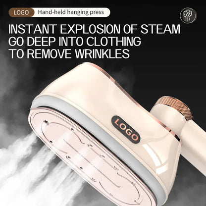 2025 New Ai Smart LED Digital Display Handheld Steam Iron Home Travel Portable Steam Iron 1200W High Power Handheld Hanging Iron