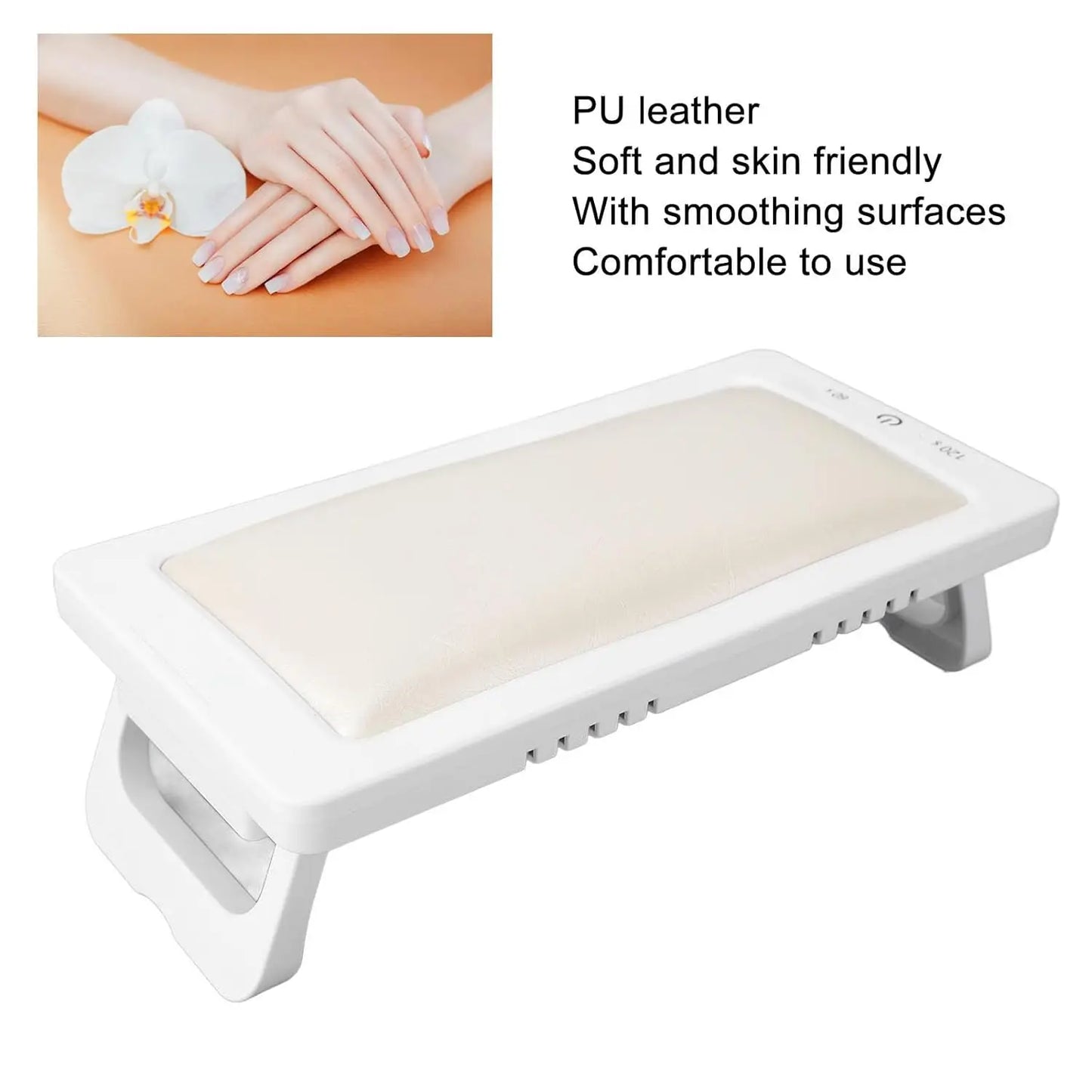 LINMANDA UV Led Nail Lamp With Leather Hand Pad Foldable Drying Lamp Home Use Nail Lamp For Drying Polish Varnish With USB Cable