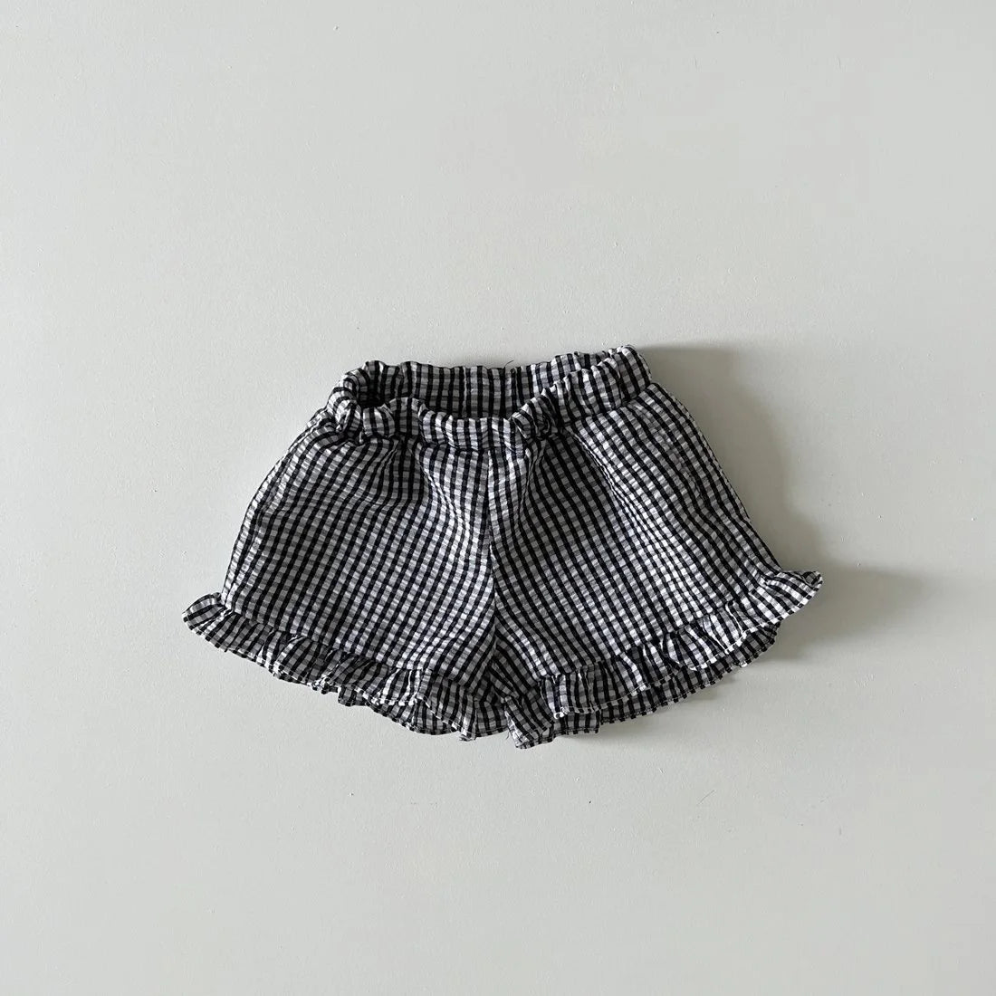 MILANCEL 2026 Summer Baby Clothing Set Toddler Ruffle Tee and Shorts 2Pcs Girls Suits Ruffle Tee Set