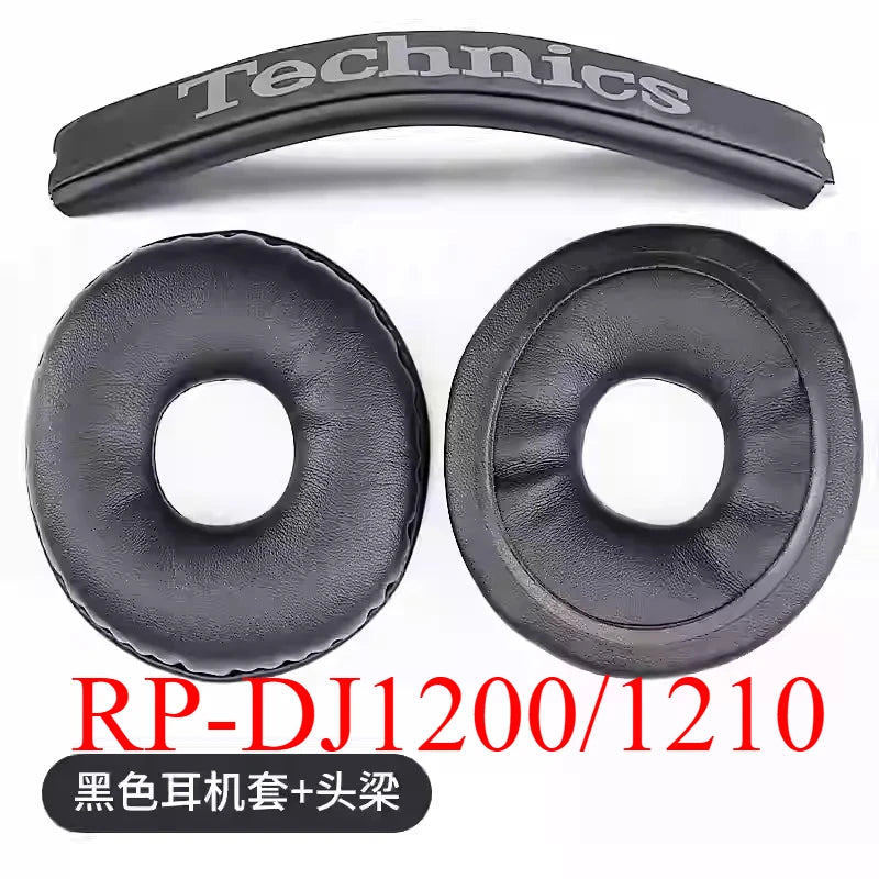 Suitable for TECHNICS  RP DJ1200 Headphone Cushion Foam Cover RP-DJ1210 Ear Pads RP-DH1200