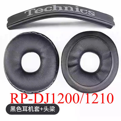 Suitable for TECHNICS  RP DJ1200 Headphone Cushion Foam Cover RP-DJ1210 Ear Pads RP-DH1200