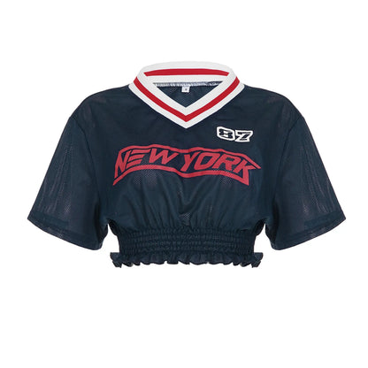 HLJ&GG White Knit Letter Fashion Y2K Outfits Women O Neck Sleeveless Slim Crop Top + Lace Plaid Shorts Two Piece Sets Streetwear