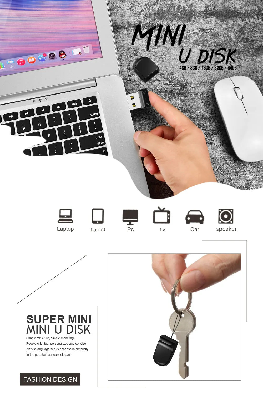 Pen drive 64GB 128GB High Speed Mini USB Flash Drive 256GB 512GB Usd stick 8GB 16GB 32GB Portable usb flash memory stick