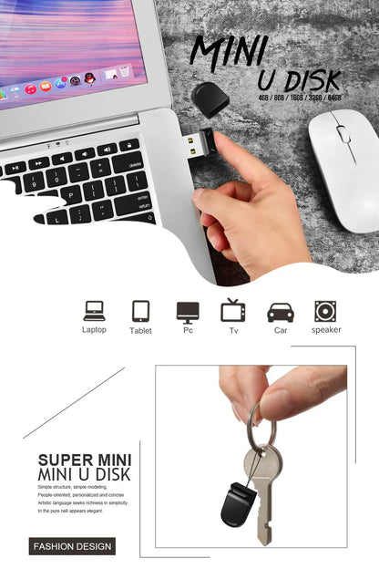 Pen drive 64GB 128GB High Speed Mini USB Flash Drive 256GB 512GB Usd stick 8GB 16GB 32GB Portable usb flash memory stick