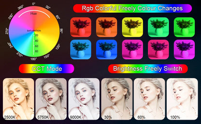 SOKANI X8 LED Photography Light Handheld RGB Light Tube Stick Video Soft Light APP Remote Control vs LUXCEO P200