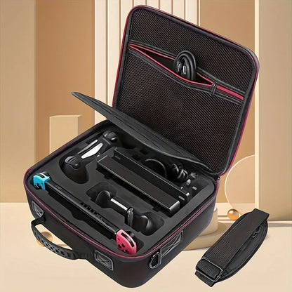 Hard Shell Carrying Bag For Switch Console & Accessories&Game console storage bag，Large Carrying Case For Switch/ OLED
