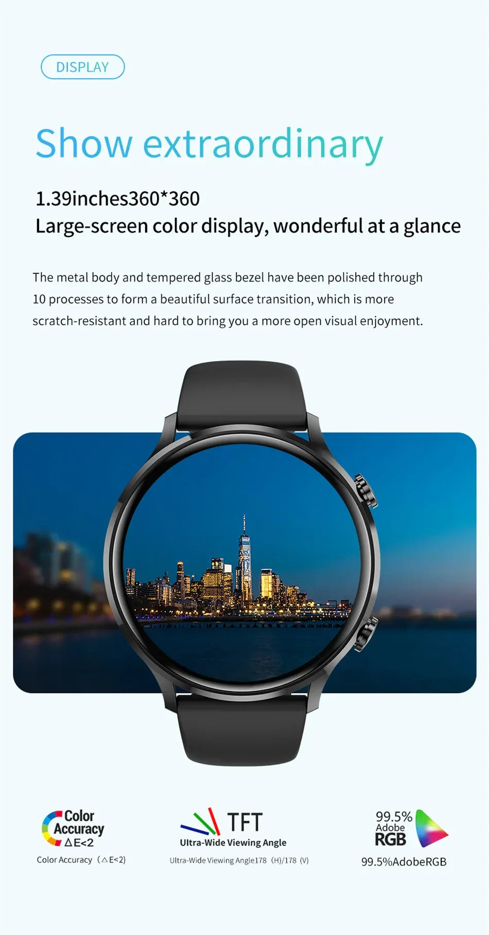 2025 New Smartwatch Women 1.39 inch AMOLED HD Screen Always On Display Custom dial Call IP68 Sport Smart Watch For women men