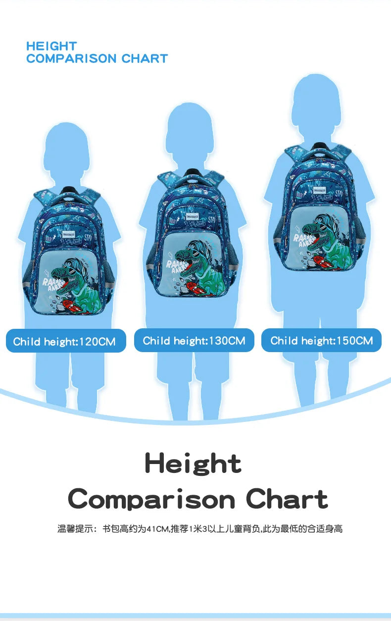 Cartoon Unicorn 3 Piece Set School Bags For Girls Boys Kids Space Backpack Primary School Students Backpack With lunch box