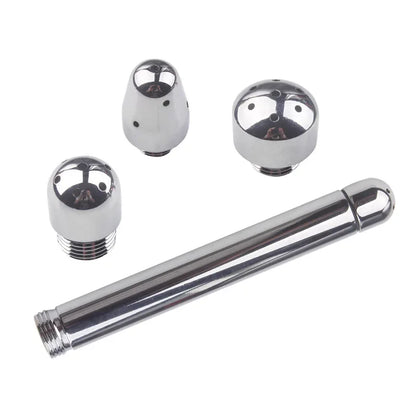Hygienic Shower For Bathroom Enema Water Nozzle With 3 Style Head Anal Ingredients Douche Vaginal Clean Kit Cleaner Tool