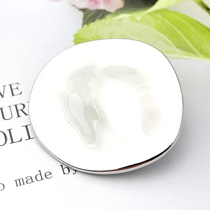 High Quality Surface Shine Metal Oval Brooch Large Irregular Pins Autumn Winter Lady Daily Colthes Backpack Ornament Accessories