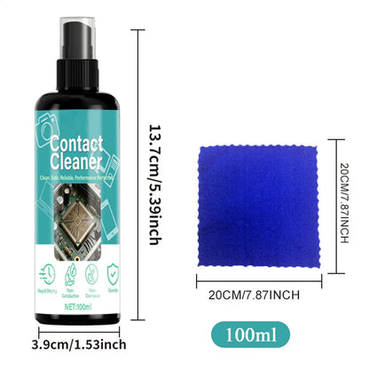 Contact Cleaner No Damaging Cleaning Liquid 100ml Electronic Circuit Board Cleaner For PCB Motherboard Connectors Laptop Phone
