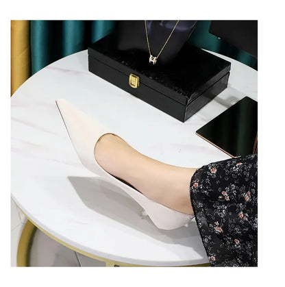 BIGTREE Shoes Women 4.5 Cm Heels Pointed Toe Woman Pumps Fashion Kitten Heels Large Size 34-43 Sexy Mid Heeled Female Shoes 2026