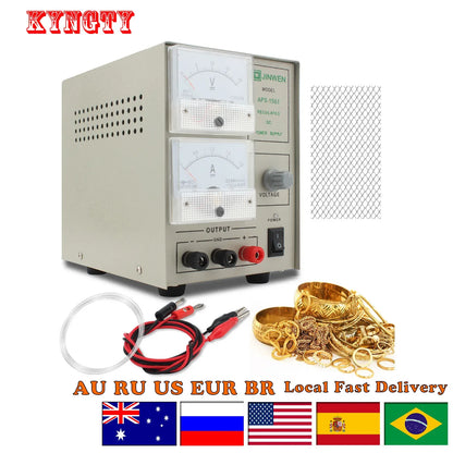 Silver Gold Plating Machine Jewelry Plater Electroplating Processing Tools with Voltage is Adjustable
