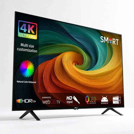 【Hot】Manufacture High Definition LED & LCD Smart TVs 19 24 32 43 50 55 60 65 Inch 2K 4K Android Smart Large Screen TV