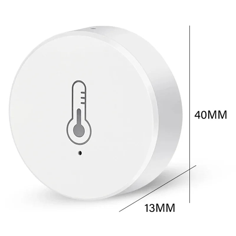 Zigbee Temperature Humidity Sensor Indoor Thermometer Hygrometer App Remote For Smart Home Life Work With Alexa Google Assistant