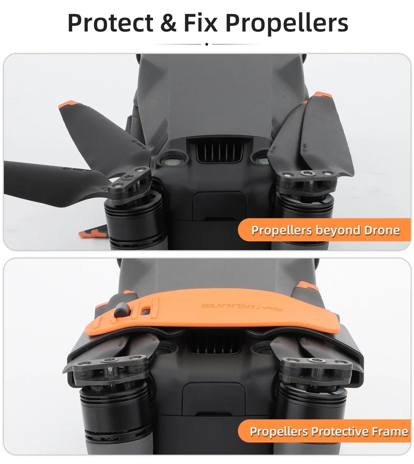 Sunnylife Propeller Holder For DJI Mavic 3/3 Pro/3 Classic Propeller Stabilizer Bracket Protective Belt Fixing Mount Drone Parts