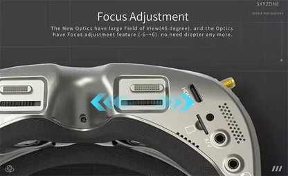 For SKYZONE SKY04X PRO FPV Goggles Oled 5.8G 48ch HD 2D 3D Dvr Camera Rc Plane Racing Fpv Accessories