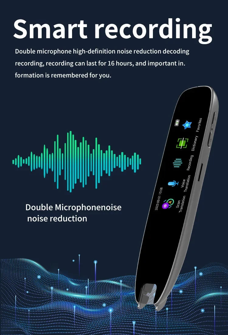Smart Voice Scan Translator Pen A26 Real Time Language Translator Multifunction Dictionary Translation Business Travel Abroad