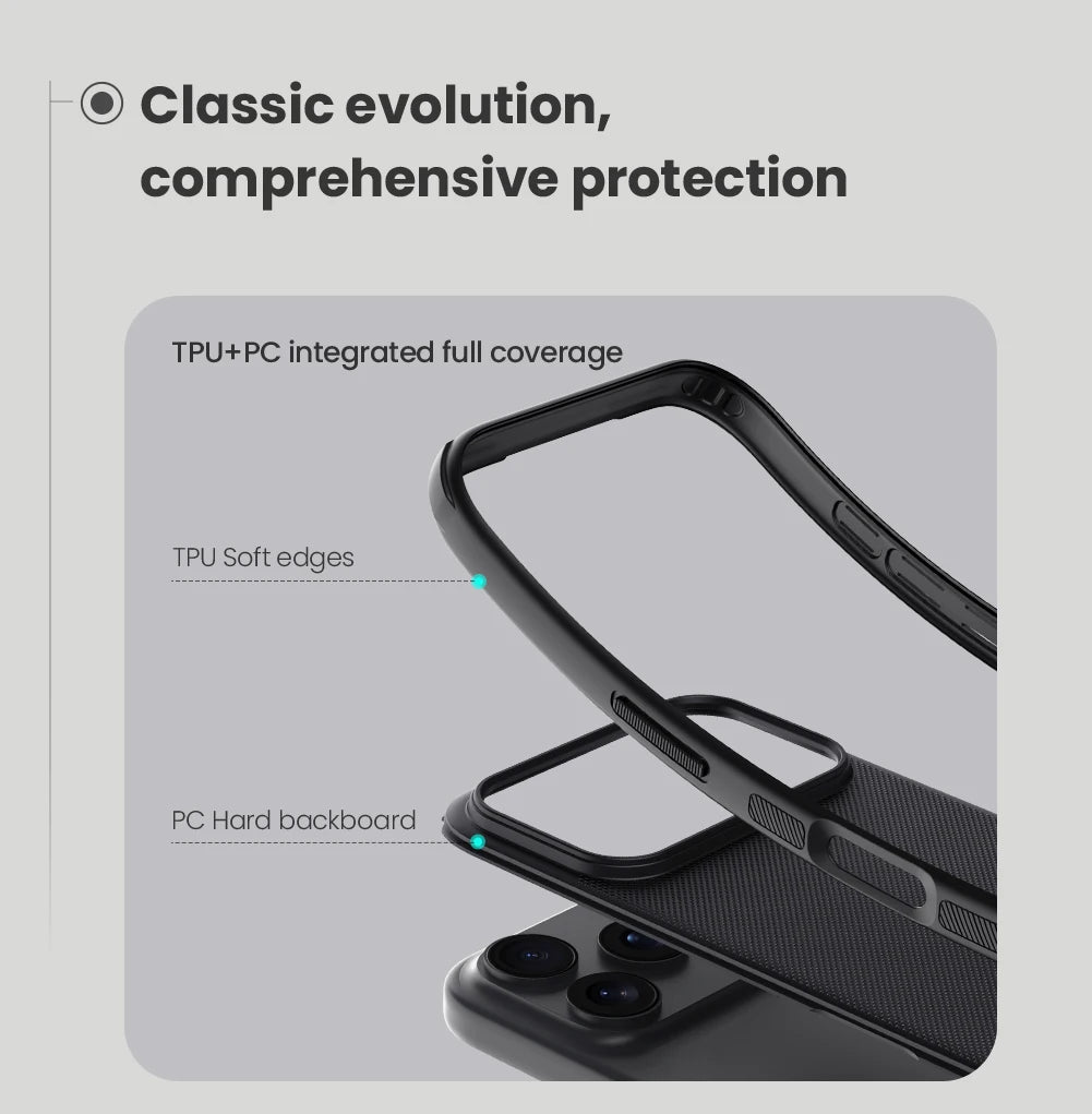 Nillkin For iPhone 17 Pro Max MagSafe Case Frosted Shield Magnetic Case Shockproof Back Cover For iPhone 17 Pro / 17 / Air