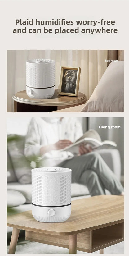 5L Large Capacity Air Humidifier Smart Humidifier with Rotating Mist Auto Shut-Off High Fequency Humidifier Ultra Quiet for Home