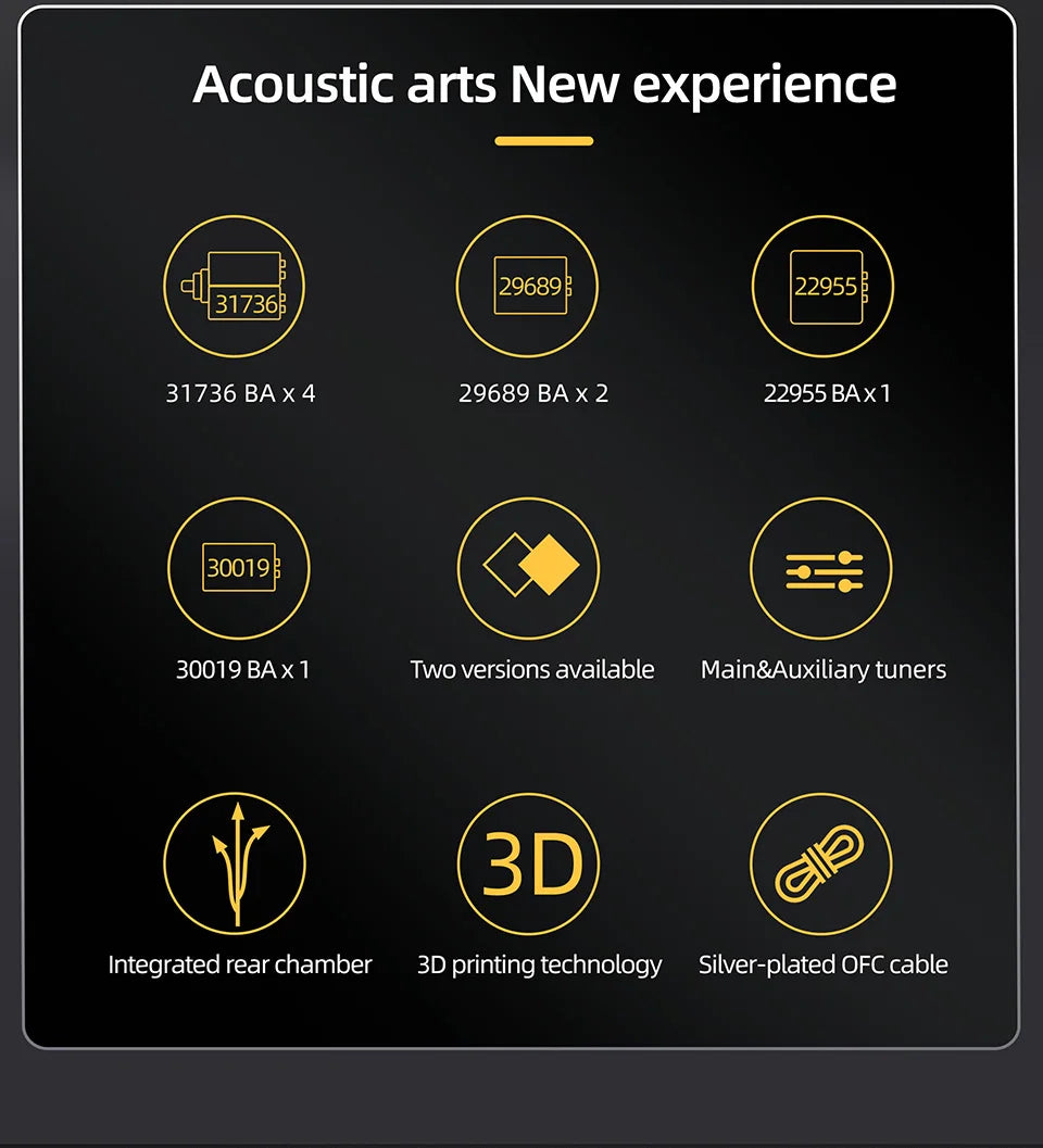 KZ AS24 24BA Units HIFI In Ear 12 Balanced Armature Earphones Noise Cancelling Earbuds Adjustable Tone Headset AST ZSX ZAR