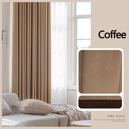 YCENTRE High Shading Rate Blackout Curtain, Blinds for Living Room, Window Treatment Drapes for Bedroom,Big size Custom Made