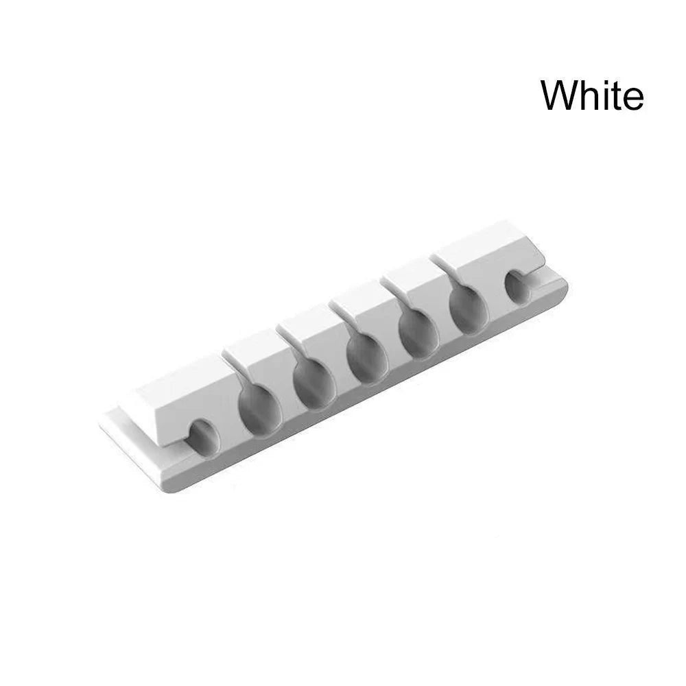 Silicone Cable Organizer USB Data Cable Winder Flexible Cable Management Cord Clips For Mouse Headphone Earphone Car Wire Holder