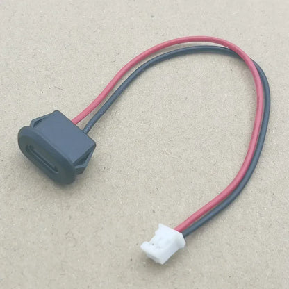2Pin 4Pin USB Type C Connector Jack Female With card buckle 3A High Current Charging Jack Port USB-C Charger Plug Socket 2P 4P