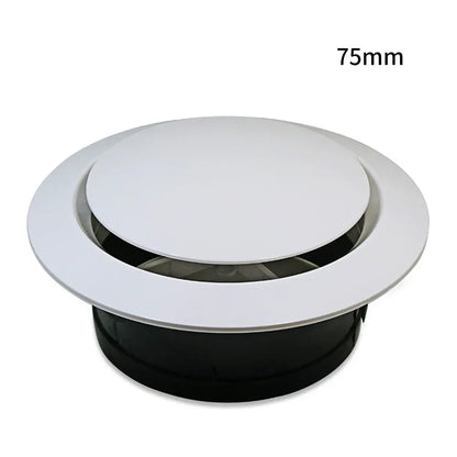Vent Cover Air Outlet Home Ventilation 100MM 150MM 200MM 75MM Air Conditioning Tube Ventilation Diffuser Circular Air Outlet