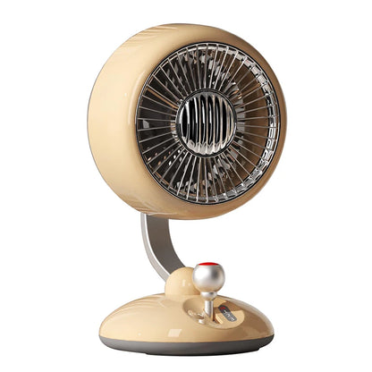 Desktop Fan Kart Creative Digital Display Shaking Head High-speed Circulation Fan Mute Long Endurance Electric Fan