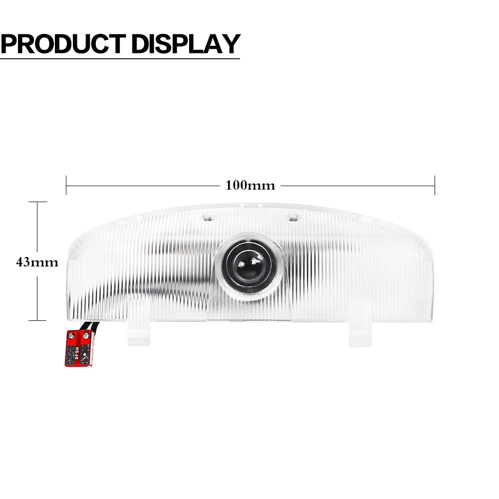2X LED Car Door Courtesy Welcome Lamp Ghost Shadow Light Bulbs Accessories For Mitsubishi Pajero V87 V93 V97 V80 Montero Grandis