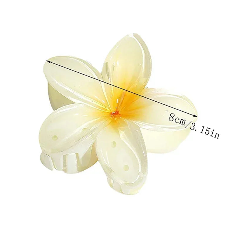 New Flower Shape Hair Claw Clips for Women Girls Barrette Crab Claw Clip Ponytail Hairpins Bath Beach Headwear Hair Accessories