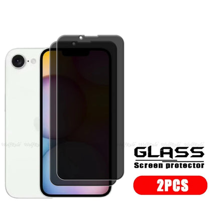 4Pcs For iPhone 16e Glass iPhone 16e Tempered Glass Privacy Anti-Spy HD 9H Cover Phone Screen Protector For iPhone 16e iPhone16e