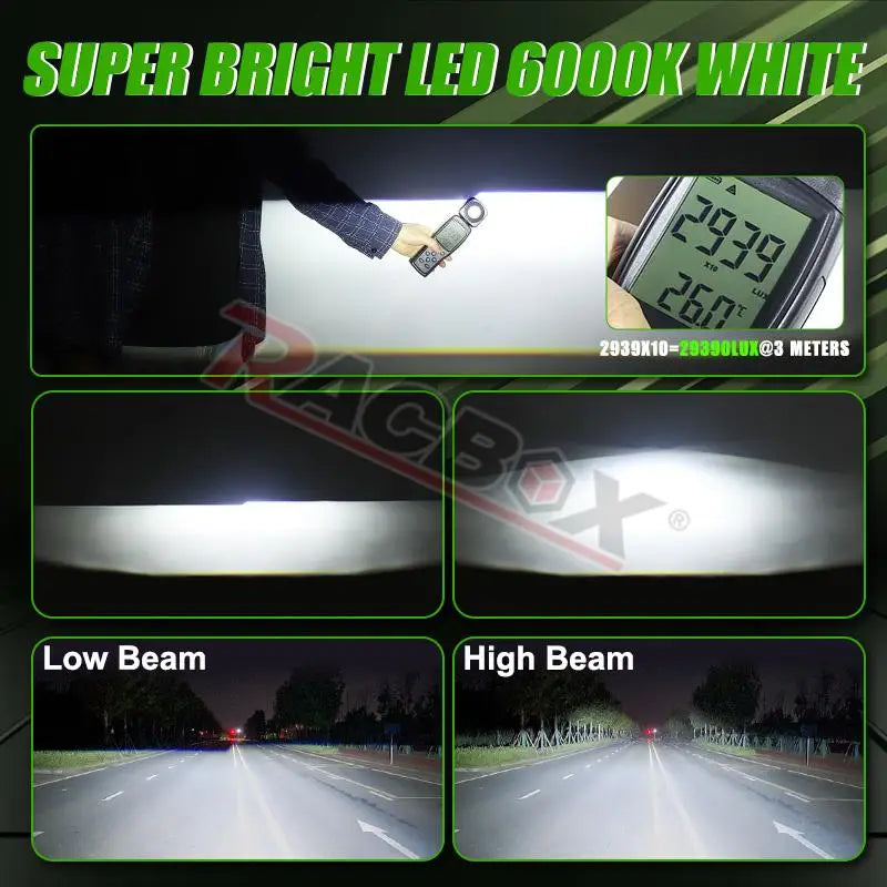 H4 H7 Bi LED Projector Lens 2.5 Inch LED Lights for H4 H7 9005 HB3 9006 HB4 Car Headlight Bulb Hi/Low Beam Retrofit Car Styling