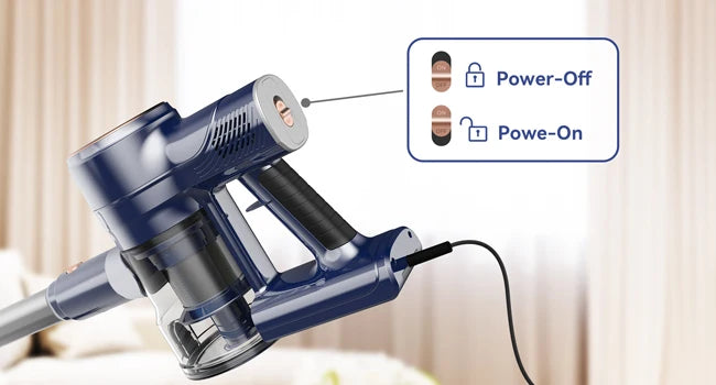 INSE I8 Corded Vacuum Cleaner Free-Stand Stick Vacuum 25KPa 600W Powerful 6 in1 Lightweight Handheld Cleaner for Carpet Pet Hair