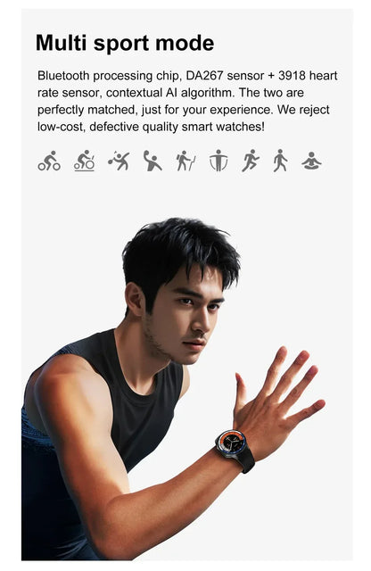 DT Watch X 4G Memory For OPPO Smart Watch Music Video Bluetooth Call IP68 Waterproof AMOLED Smartwatch For TWS Earphones 2026New