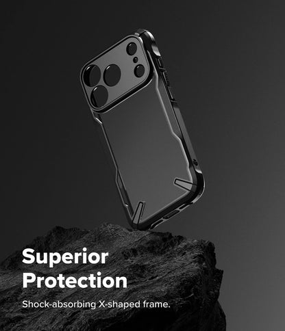 Ringke Fusion-X Compatible with iPhone 17 Pro Case Hard Back Shockproof Soft TPU Frame protector for iphone Cover