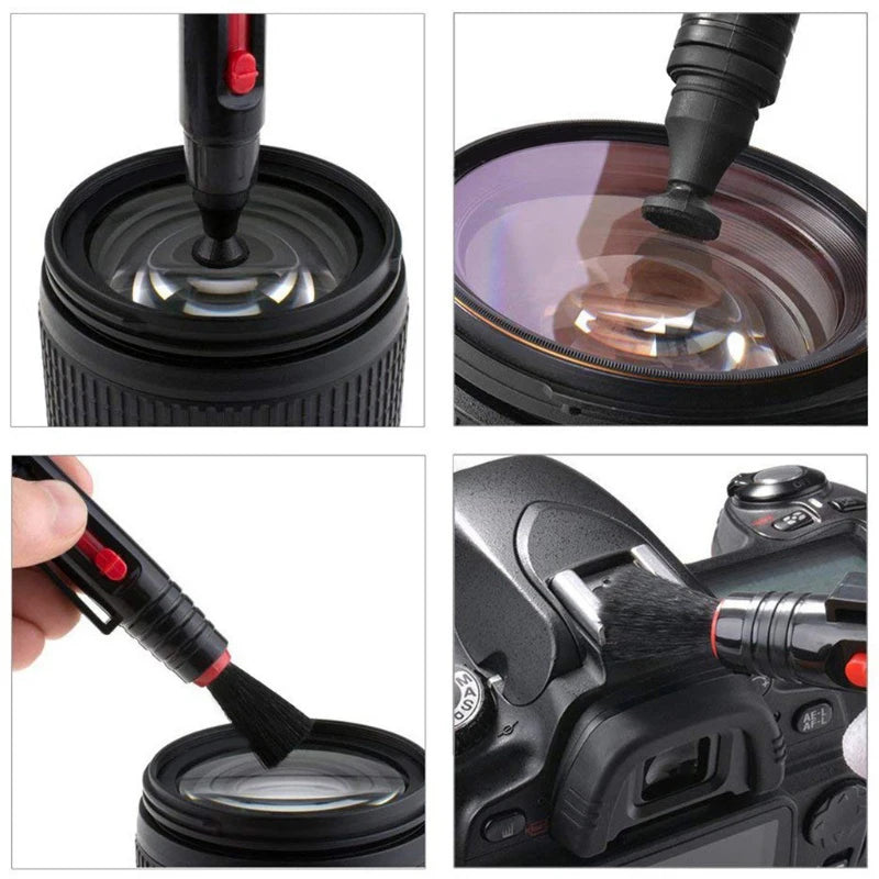1/6 Pieces/set Double-sided Pen Storage Bag 6 In 1 Camera Cleaning Kit Professional DSLR Lens Cleaning Tool For Sensor Lens