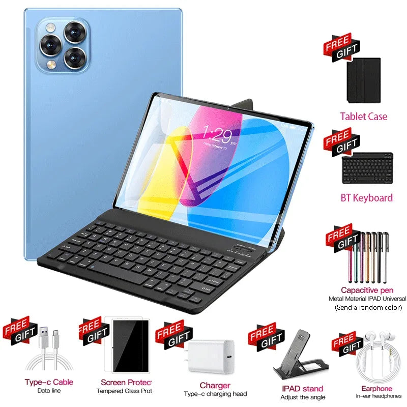 Original Tablet iPad Air Pro 11 Inch 22GB RAM 2TB ROM tablet Android 14 Pad Tablet PC Phone Dual SIM Wifi Multifunction Tab PC