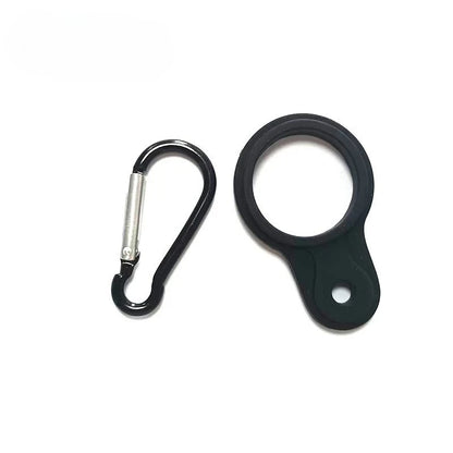 Portable Outdoor Carabiner Silicone Water Bottle Buckle Sports Bottle Buckle Kettle Clip Hook Tool Silicon Cup Holder