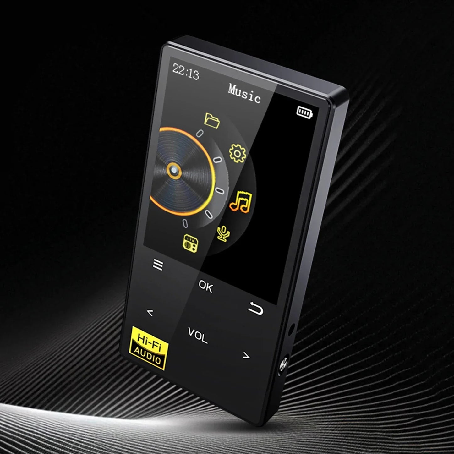 Hi-Fi MP3 Player with Bluetooth and WiFi Lossless DSD High Definition Portable Hi-Fi Digital Audio Music Player Voice Recorder