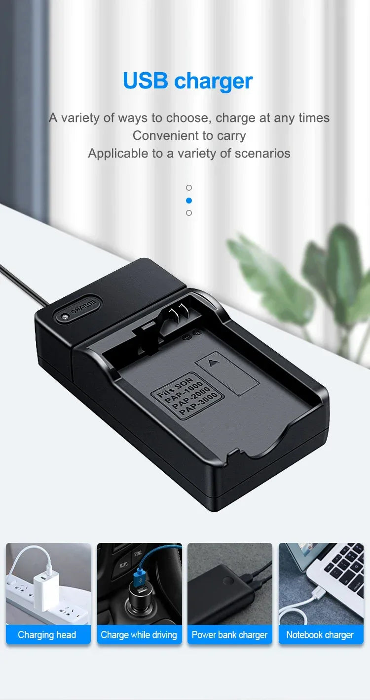 HQIX for Sony  PSP-2000 2001 2002 2003 2004 2005 2006 2007 2008 3000 3001 3002 3003 3004 Game Console PSP-S110 Charger Battery