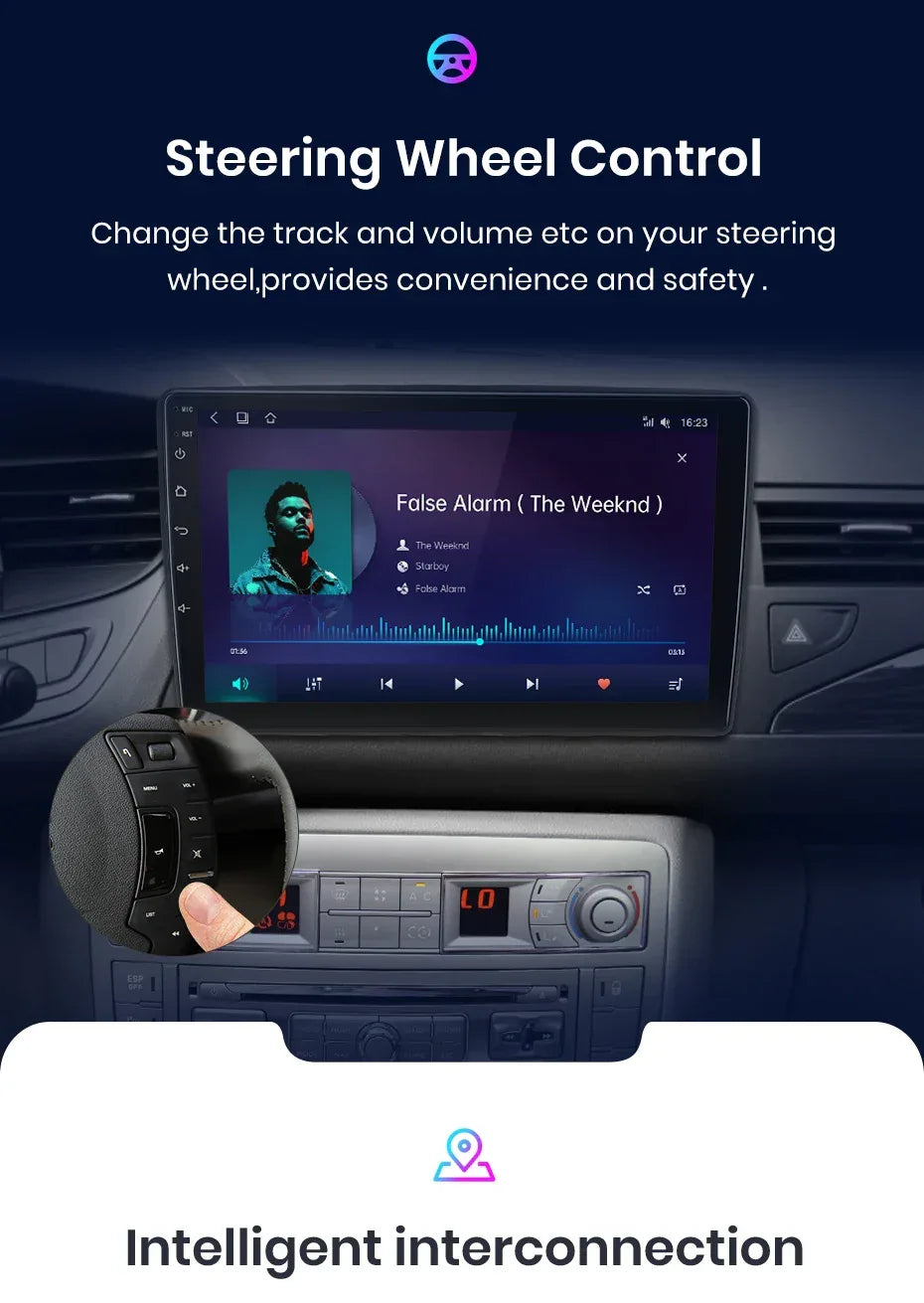 Junsun Wireless CarPlay Android Auto Car Radio For Citroen C5 2008 2009 2010-2017 RDS 4G WiFi GPS 2din BT Car accessories