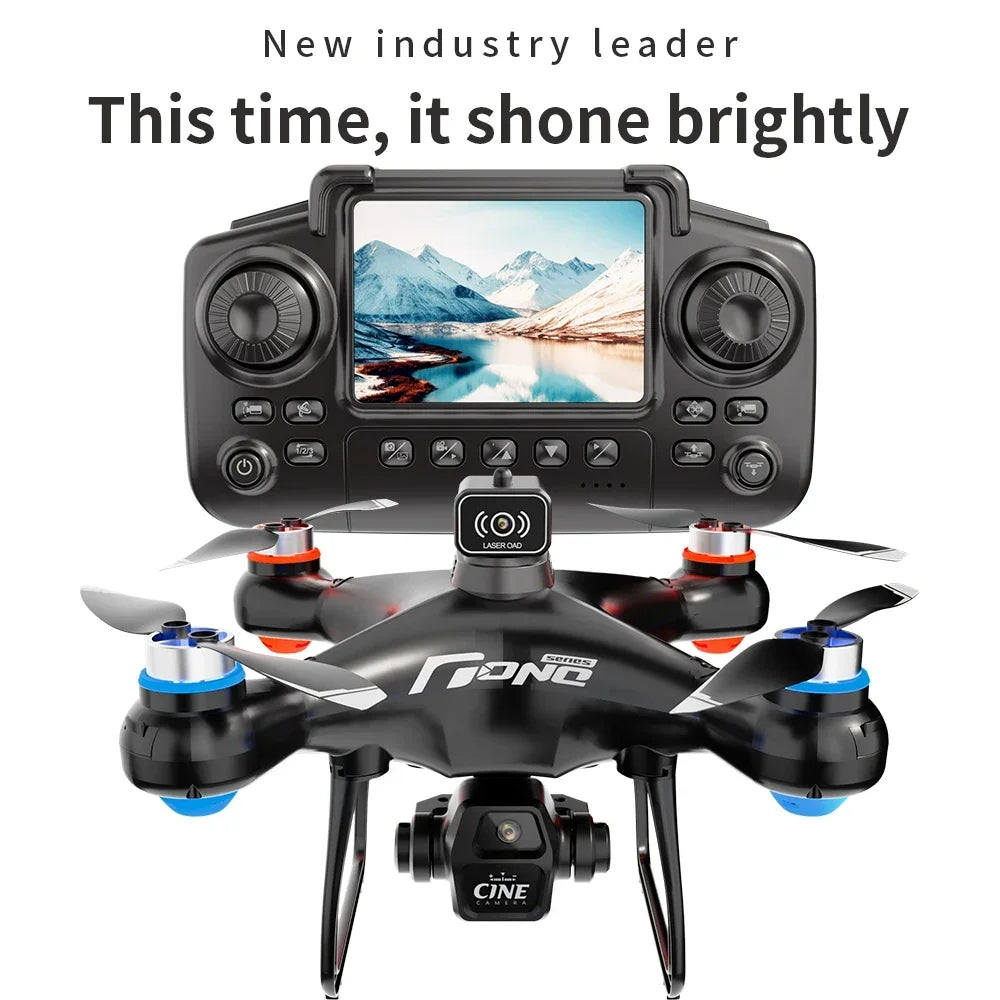 E55 Drone Mini Dual Camera 8K Aerial HD Profesional Remote Control Aircraft GPS Positioning Avoidance Brushless Motor Drone