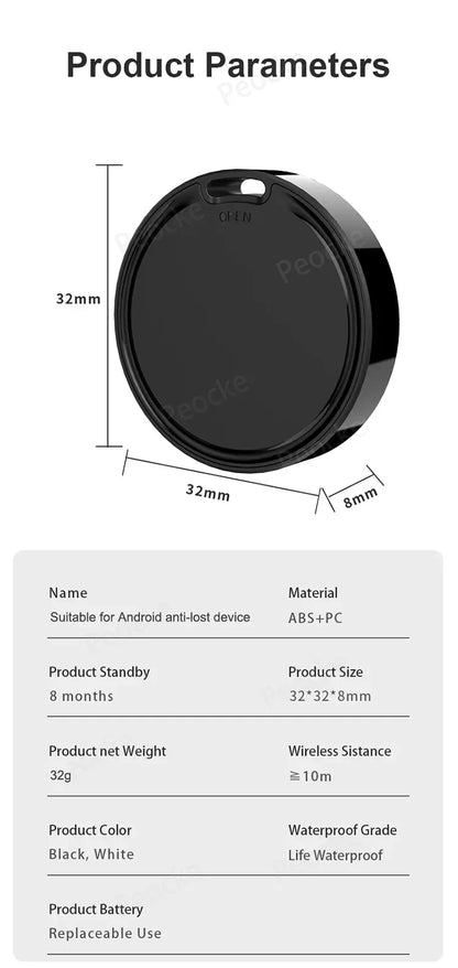 Bluetooth Gps Tracker Android Google Find My Device Anti-Lost Wallet Gps Tracker Airtag Holder Smart Home Products Smart Life