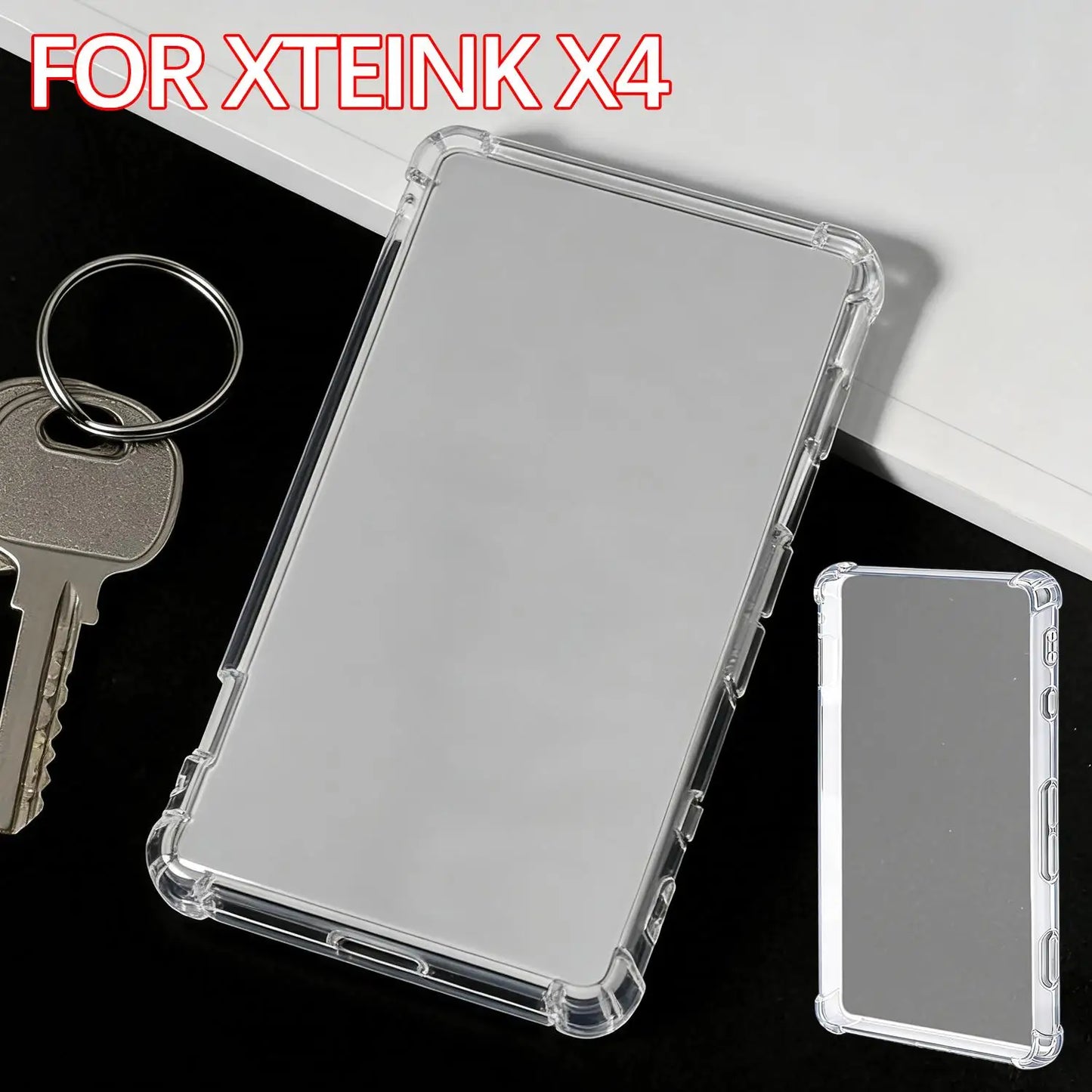 Soft TPU Case For XTEINK X4 4.3" With Screen Protector Original Back Cover And Screen Protector for XTEINK X4 Accessories