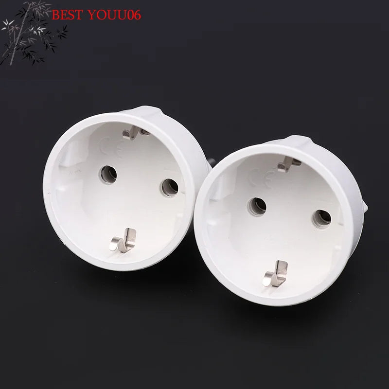 (YOUU06)1pc Embedded Swiss Adapter Converter Plug EU DE Germany Socket 3Pin Swiss Plugs Adaptor Swiss Plug Turn To French Plug