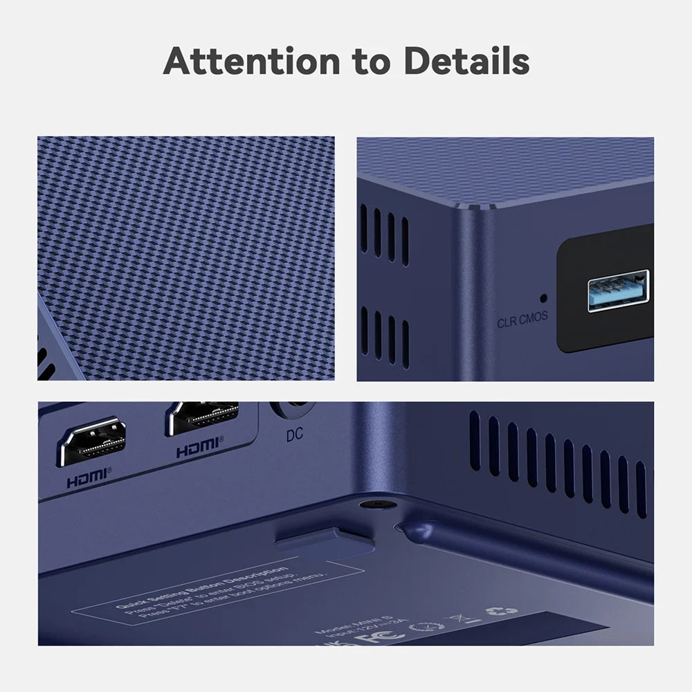 Beelink Mini S13 Intel Twin Lake N150 S12 Pro N100 16G 500G Windows 11 Mini S 11th N5095 DDR4 8GB 128GB Desktop Computer N95