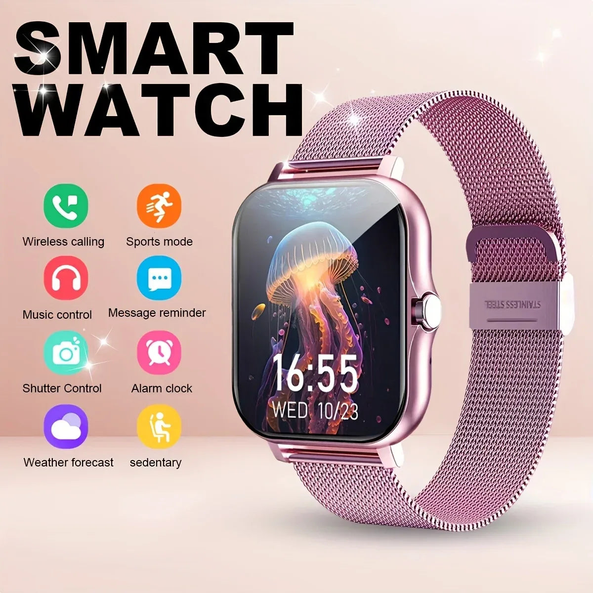 2025New Upgrad Smart Watch For Men Women 1.83Inch Full Touch Display BT Call Sports Monitoring SmartWatch For Android&IOS Phone